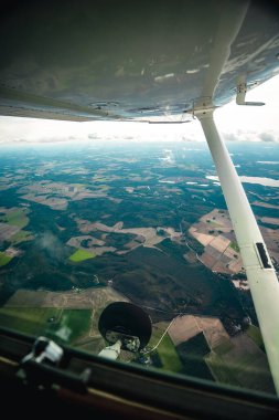 Helikopterden gelen hava manzarası.