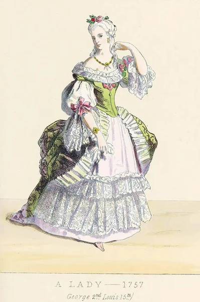 Costume Théâtre Vintage Xixe Siècle — Photo