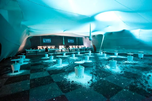 Close Bar Temático Ice Palace Decoração Concerto Música Drake — Fotografia de Stock