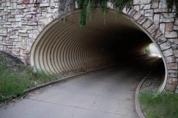 Uma Filmagem Túnel Circular — Fotografia de Stock