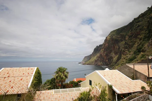 Blick Auf Die Steilküste Von Madeira Atlantik Portugal — Stockfoto