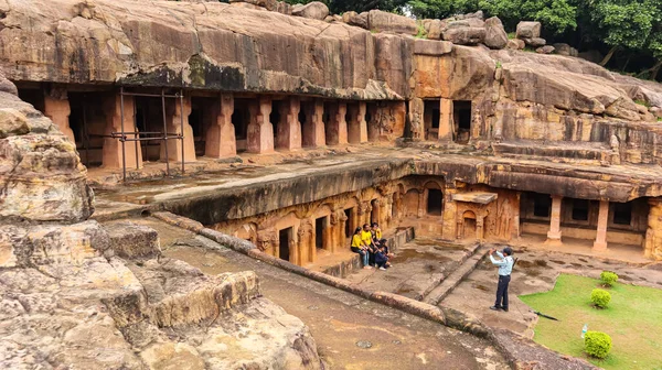 Las Cuevas Udayagiri Khandagiri Bhubaneswar India —  Fotos de Stock