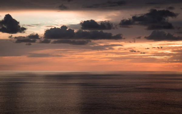 Ein Schönes Foto Des Meeres Und Der Wolken Himmel Bei — Stockfoto