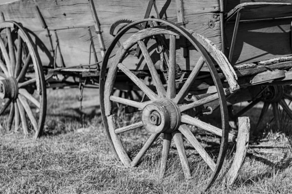 Closeup Old Cart Farm — Stock Photo, Image