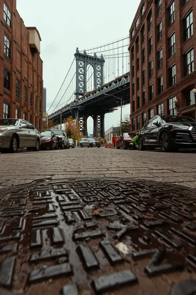 Brooklyn New York Nov 2021 Εικονική Γέφυρα Μανχάταν Από Την — Φωτογραφία Αρχείου