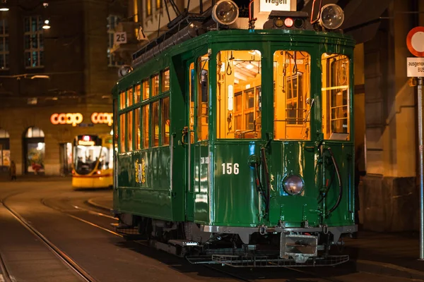 Famoso Bonde Velho Basileia Circula Pela Cidade Apenas Duas Vezes — Fotografia de Stock