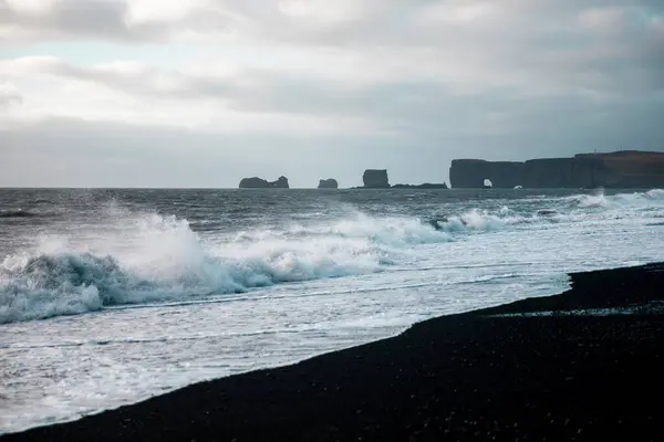 아이슬란드의해 안선을 봉쇄하다 — 스톡 사진