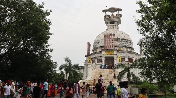 Dhauli Santi Stupa Bir Barış Anıtıdır Bhubaneswar Hindistan — Stok fotoğraf