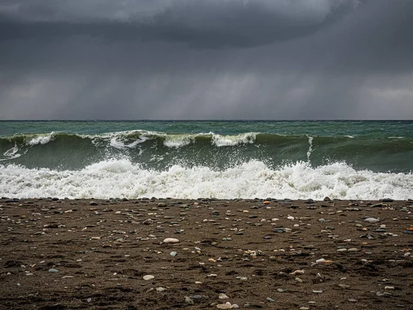 Beautiful Shot Sea Cloudy Day — Stock Photo, Image