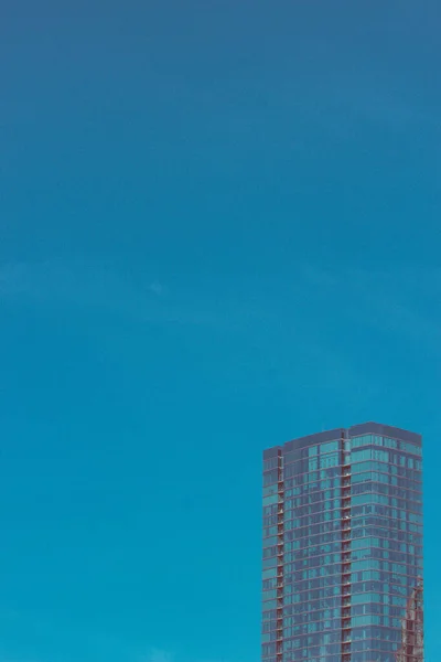 Colpo Verticale Edificio Alto Nashville Tennessee Sfondo Cielo Blu — Foto Stock
