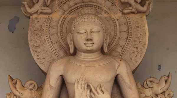 Escultura Udayagiri Khandagiri Cavernas Perto Cidade Bhubaneswar Orissa Índia — Fotografia de Stock