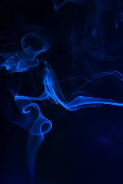 Abstract Colorful Smoke Illustration Isolated Black Background — ストック写真