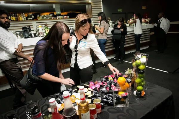 Group People Enjoying Nescafe Dolce Gusto Product Launch Event Johannesburg — Stock Photo, Image