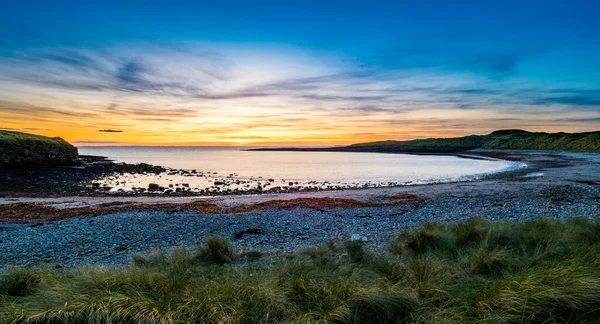 Solnedgången Över Streedagh Point Sligo Irland — Stockfoto