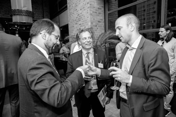 Delegates Attending Business Forum Conference Center Johannesburg South Africa — Stock Photo, Image