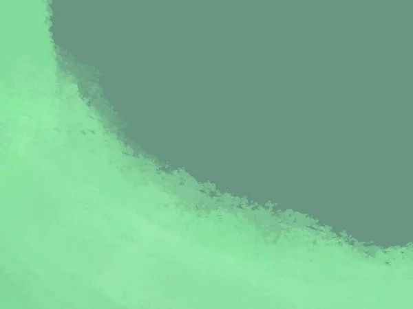 An abstract green paint striped on a green background with copy space