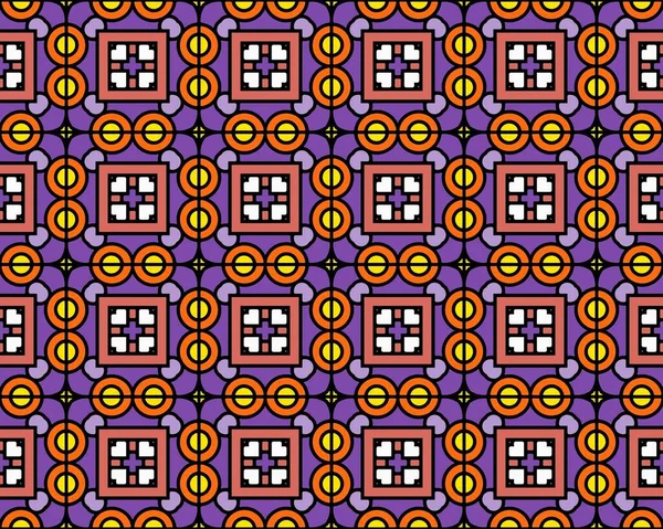 Een Abstracte Illustratie Met Een Naadloos Geometrisch Tegelpatroon — Stockfoto