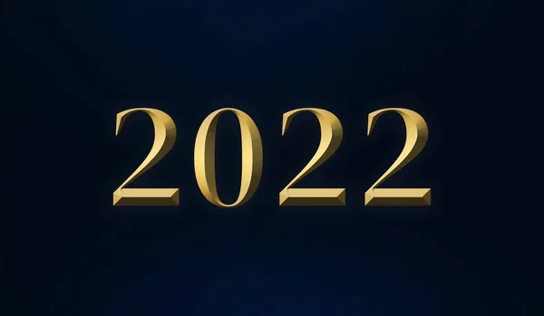 Blauer Hintergrund Für 2022 — Stockfoto