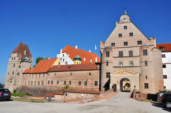Wnętrze Burg Trausnitz Bawaria Niemcy — Zdjęcie stockowe