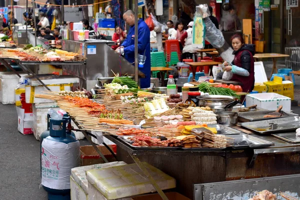 Lahodné Asijské Pouliční Jídlo — Stock fotografie