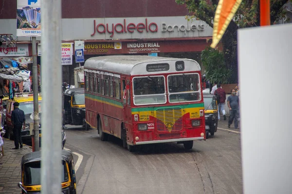 Goregaon Station East Bus Other Transports — Stock Photo, Image
