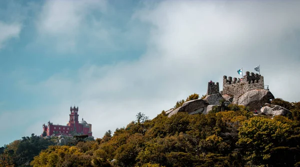 Дворец Пены Синтре Португалия — стоковое фото