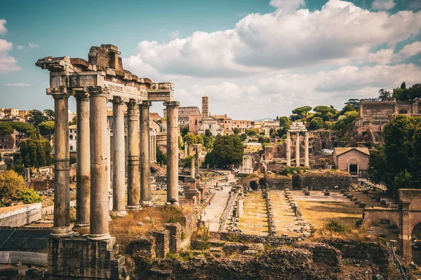 Schöne Aussicht Auf Das Forum Romanum — Stockfoto