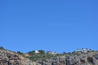 Gündüz Mallorca 'da kayalık bir manzara