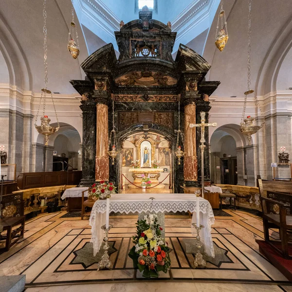 Santuário Oropa Basílica Nossa Senhora Negra Cidade Oropa Piemonte Itália — Fotografia de Stock