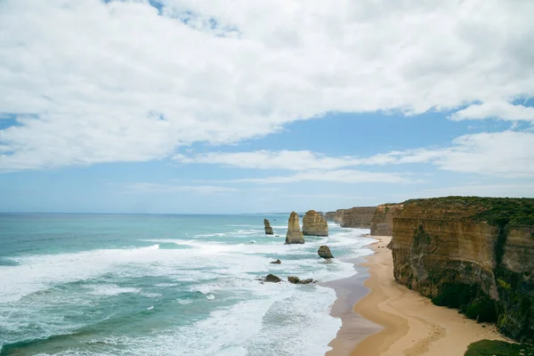 Apostelen Schilderachtige Toeristische Bestemming Langs Grote Oceaan Road Aan Zuidkust — Stockfoto