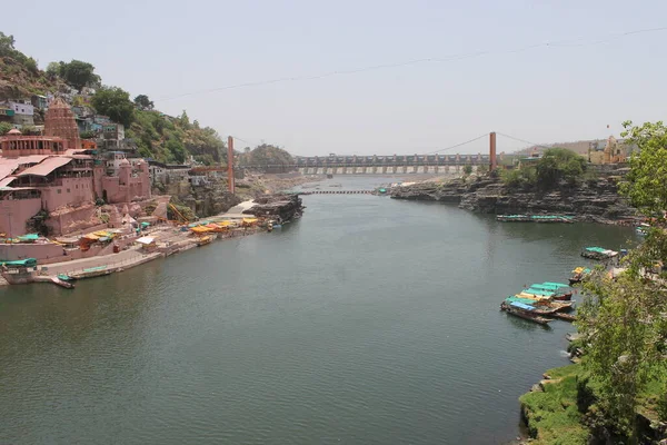 Madhya Pradesh Teki Narmada Nehri Manzarası — Stok fotoğraf