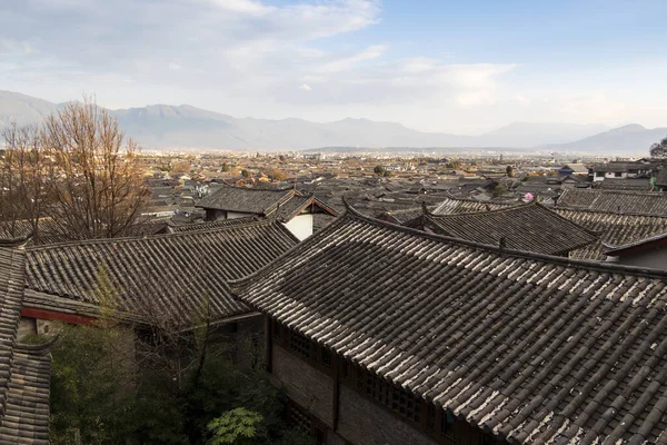 Lång Exponering Den Gamla Staden Lijiang Yunnan Provinsen Kina — Stockfoto