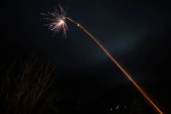 Egy Fénykép Tűzijátékról — Stock Fotó