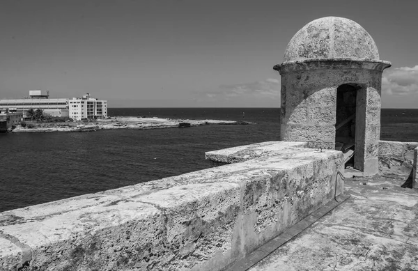 古巴La Chorrera的灰度观点 — 图库照片