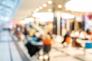 Bulanık bir depo içi - bir yazıt için yumuşak odak arkaplanı