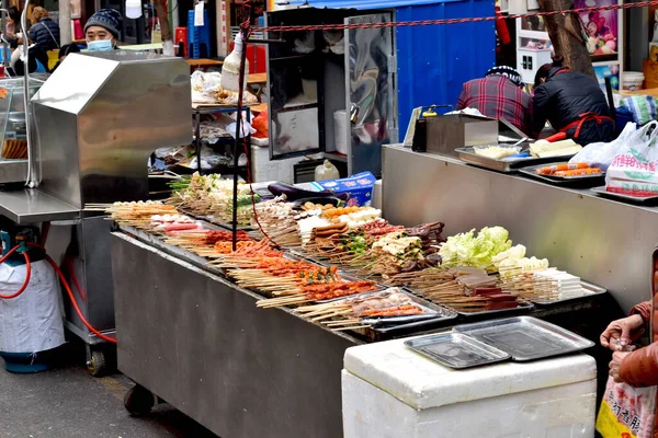 Delizioso Street Food Asiatico — Foto Stock