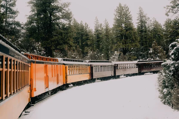 Una Hermosa Vista Durango Silverton Narrow Gauge Railroad Día Invierno —  Fotos de Stock