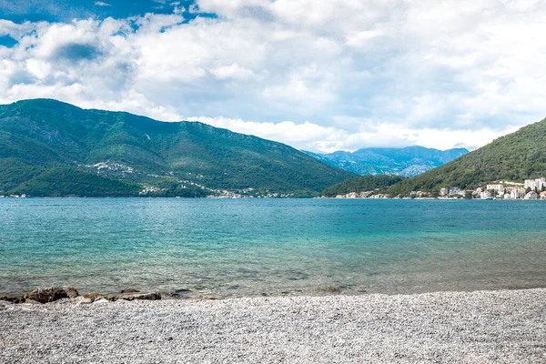 Mesmerizing View Beach Adriatic Sea City Budva Montenegro — Stock Photo, Image