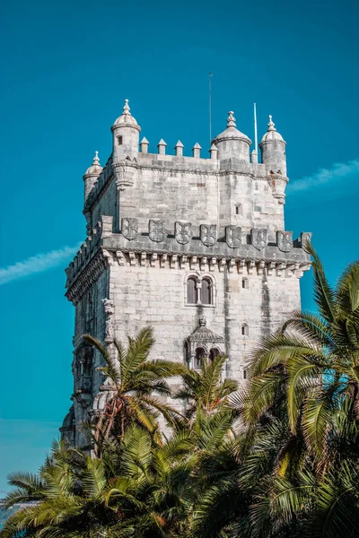 Belemtoren Toren Van Saint Vincent Vesting Uit 16E Eeuw Lissabon — Stockfoto