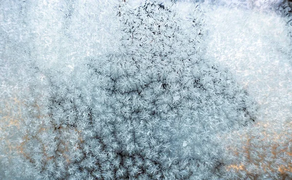 Primer Plano Carámbanos Una Ventana Durante Invierno — Foto de Stock