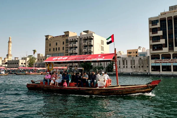 Bateau Traversant Dubai Creek Abras — Photo