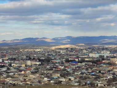 Gündüzleri şehrin tepesinden bir manzara..