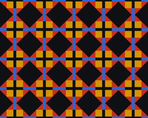 Illustration Seamless Colorful Rhombus Tile Pattern — Stock Photo, Image