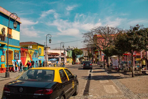 Uma Foto Carros Rua Argentina — Fotografia de Stock