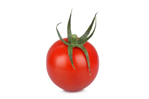 Świeże Warzywa Czerwone Pomidory Izolowane Białym Tle Koncepcja Żywności — Zdjęcie stockowe
