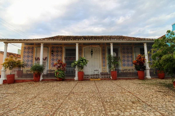 View One Part Colonial Old Town Cobblestone Streets Trinidad Trinidad — Stock Photo, Image