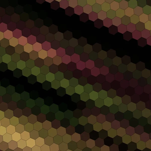 Geometrie Zeshoek Muur Textuur Achtergrond Veelkleurig Honingraat Patroon Behang — Stockfoto