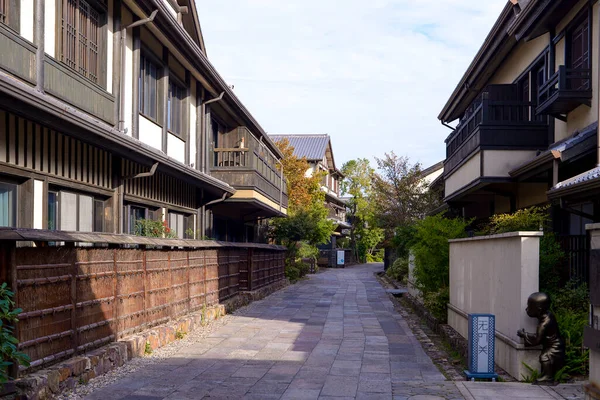 Uma Arquitetura Imitação Uma Cidade Japonesa Antiga — Fotografia de Stock