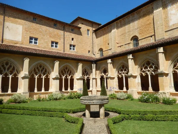 Kloster Den Berömda Historiska Cadouin Abbey Frankrike — Stockfoto