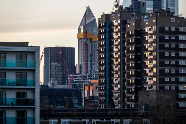 Londra Daki Yüksek Binanın Güzel Bir Manzarası — Stok fotoğraf
